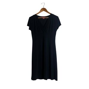 Lichi black short sleeve pull over dress. Size medium